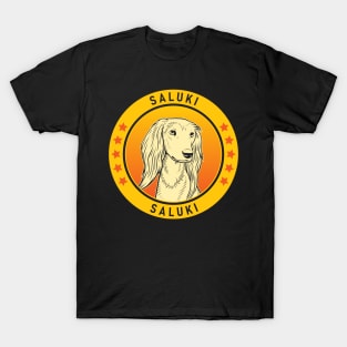 Saluki Dog Portrait T-Shirt